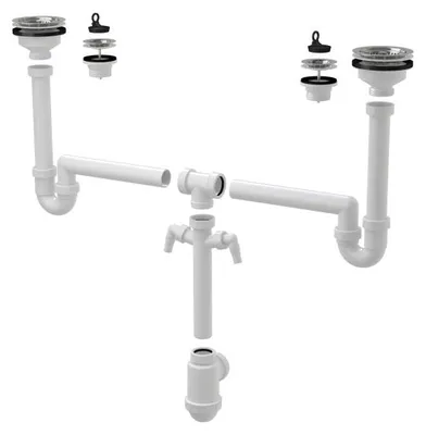 Obrázok produktu pre Univerzálny drezový set Alcadrain (Alcaplast) A8000