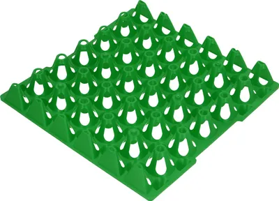 Image de 5PCS Supports d'oeufs en plastique 30 cellules pour le stockage, le transport, la maison et les fournitures agricolesVert
