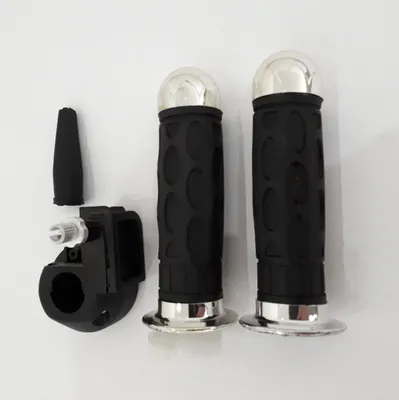 Produktbild von Griff Griffset Gasgriff SET 4teilig rund 49cc Quads Pocketbikes Dirtbikes N86