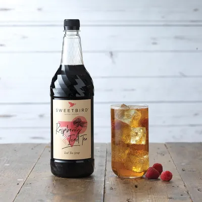 Produktbild von Sirup für Eistee Sweetbird Raspberry Iced Tea, 1 l