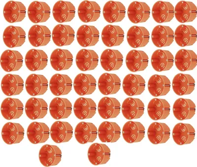 Produktbild von GAO 50 Stück Hohlraumdosen Hohlwanddosen Abzweigdose Schalterdose Gerätedose 68mm Ø x 35mm tief