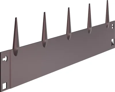 Image de SucceBuy Lot de 5 bordures en acier 39 x 4 pouces, bordure de jardin résistante à la rouille, brun