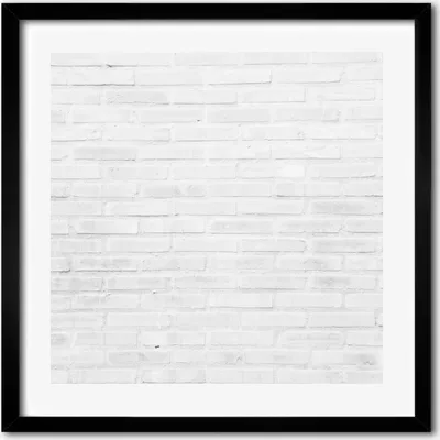 Produktbild von Bild - 50 cm x 50 cm - MDF - Rahmen, Wandkunst - Backsteinmauer