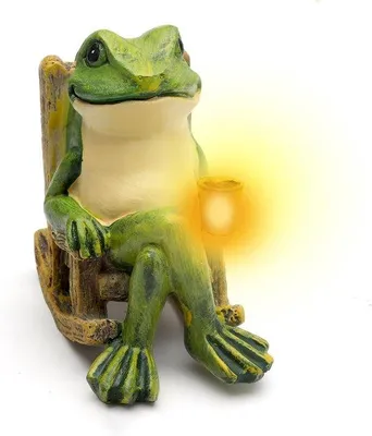Productafbeelding van Decoratieve Solarkikker LED - Tuinbeeldje voor Binnen en Buiten