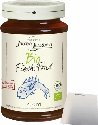 Produktbild von Jürgen Langbein Fisch-Fond (400ml Glas) + usy Block