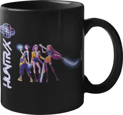 Produktbild von KPop Demon Hunters - Tasse - schwarz - ca. 315 ml
