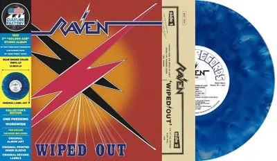 Produktbild von Raven - Wiped Out (Blue Smoke Coloured) (LP)