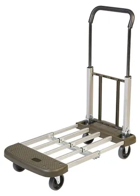 Produktbild von Verstellbarer Plattformwagen, Tragfähigkeit 150 kg Grau 440 mm x 750 mm x - Grau - Aluminium - In - & Outdoor - Nutzung - JOI - 007