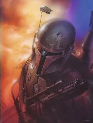Produktbild von Poster Star Wars Classic Mandalorian 30x40 cm