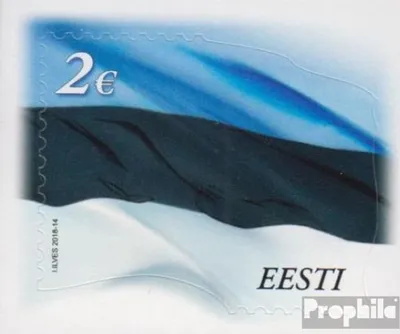 Produktbild von Briefmarken Estland 2018 Mi 788II (kompl.Ausg.) postfrisch Flagge