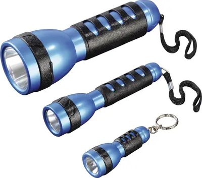 Produktbild von Hama Taschenlampen-Set FL-130, spritzwassergeschützt, LED