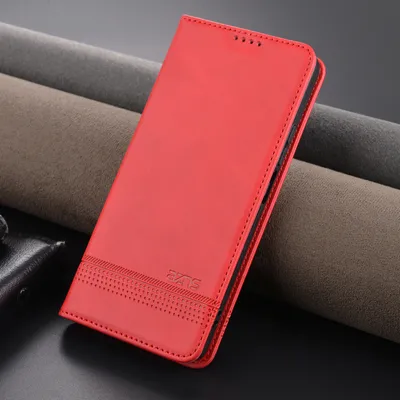 Produktbild von Leder Hülle für Xiaomi Redmi Note 13 5G, Klapphüllen Brieftasche Magnetverschluss Ständer Schutzhülle Rosa