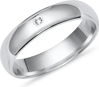 Produktbild von Hochglanzpolierter 925 Silberring 4mm Zirkonia - Größe wählbar R8538cz