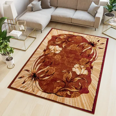 Image de Tapis Tapis ATLAS moderne marron beige Salon ÖKOTEX 300 x 400 cm