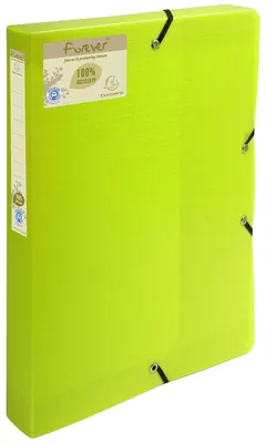 Produktbild von Exacompta 553573E Packung (mit 8 Archivboxen Forever aus Recycling PP 700µ, Rück