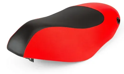 Produktbild von STR8 schwarz/rot Sitz für Piaggio Zip