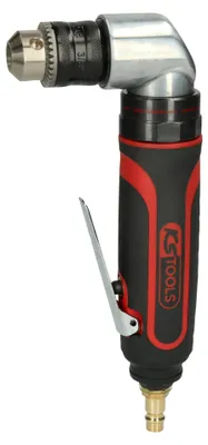 Produktbild von KS Tools Druckluft Winkelbohrmaschine 3/8" SlimPOWER 515.5465 I Winkelbohrmaschine Druckluft mit Zahnkranzbohrfutter-Spannweite bis 10mm I Ideal