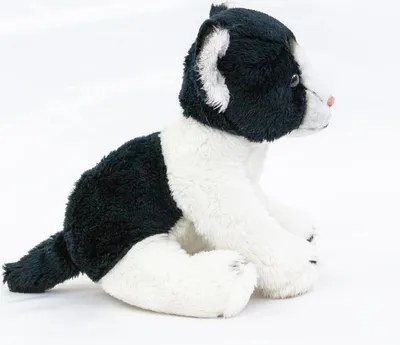 Produktbild von Katze 14 cm sitzend schwarz/weiß Kuscheltier