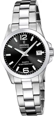 Produktbild von Festina Damenuhr Swiss Made Armbanduhr Edelstahl silber D2UF20049/6