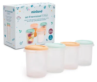 Produktbild von Miniland Hermisized Dreamland Brotdose 4 Einheiten Kinder One Size