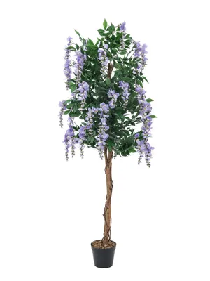 Image de EUROPALMS Pluie d'or, plante artificielle, violet, 150cm