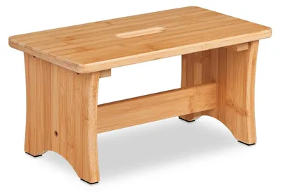 Immagine prodotto di TRANKIELO® - Scaletta in bambù con maniglia - Poggiapiedi multifunzionale per bambini e piante - Robusto e resistente all'umidità