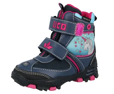 Produktbild von LICO Unicorn Snow V Blinky Stiefel, blau, Göße:22 EU, 300212