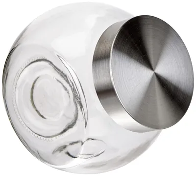 Imagen del producto de Equinox 503065, bombonera, vidrio, blanco, 3,3 x 26 x 40 cm