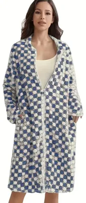 Productafbeelding van Currero Badjas Dames Koningsblauw 2XL