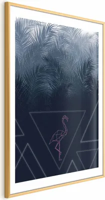 Produktbild von Posterpapier Poster - Geometric Bird 40x60 cm Blätter g-C-0130-ao-a