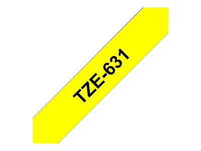 Zdjęcie produktu dla Brother TZE-631, Czarny na żółtym, TZe, Filipiny, 5 lat(a), Brother, 1,2 cm