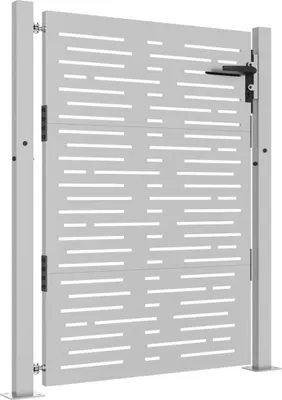 Immagine prodotto di vidaXL Cancello da giardino 105x130 cm in acciaio corten Design quadrato