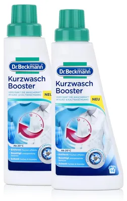 Produktbild von Dr. Beckmann Kurzwasch Booster 500ml - Entfernt Flecken effektiv (2er Pack)