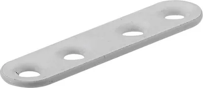 Image de 1 patte d'assemblage acier époxy HETTICH, l.80 mm