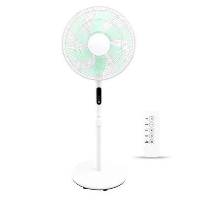 Produktbild von OZAVO Standventilator,mit 3 Geschwindigkeitsstufen, 2 Betriebsmodi, 9-Stunden-Timer und 90° Oszillationsfunktion für Wohnzimmer Schlafzimmer