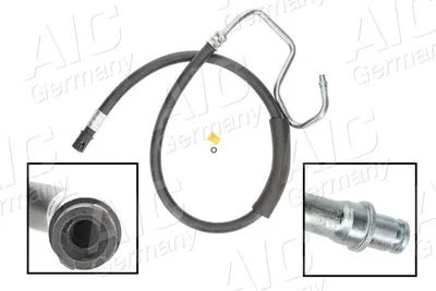 Produktbild von AIC 58491 Servoleitung für FORD FOCUS (DAW, DBW) von Lenkgetriebenach Kühlrohr
