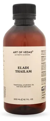 Produktbild von Art of Vedas Eladi Thailam 200ml - Ayurvedisches Pflegeöl für Haut und Körper