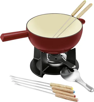 Produktbild von BEKA Käsefondue Set Belledone Guss rot