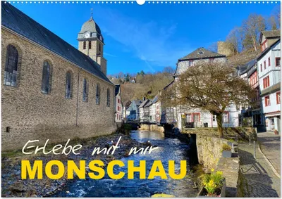 Produktbild von Erlebe mit mir Monschau (Wandkalender 2025 DIN A2 quer), CALVENDO Monatskalender
