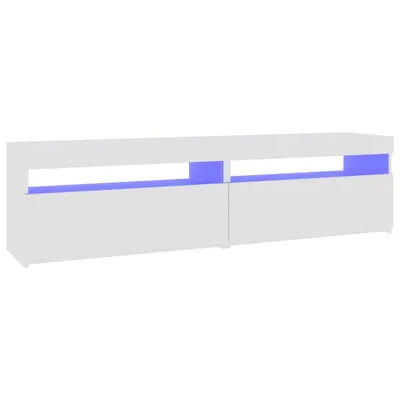Immagine prodotto di Mobili TV 2 pezzi con luci LED bianche 75x35x40 cm