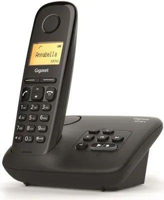 Image de Téléphone sans fil dect noir avec répondeur - Gigaset - AL170A NOIR -