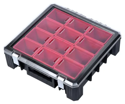 Sortimentskasten, Organizer, Kleinteilemagazin, Schraubenbox, Werkzeugkasten, Sortimentskästen, Sortierkasten, Sortiebox, Sortimentskoffer, Kleinteilekoffer, 4050049155045 221101 15504