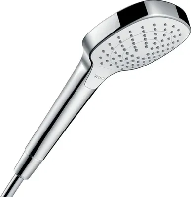 Obrázok produktu pre Hansgrohe Croma Select E, Ručná sprchová hlavica, Chróm, Biela, Múr