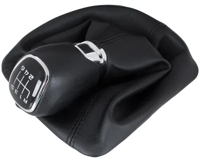 Produktbild von Skoda Octavia II 07-14 Schaltknauf + Schaltmanschette mit Rahmen  6-GANG