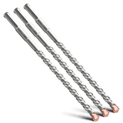 Zdjęcie produktu dla Zestaw wierteł SDS Plus, 3-częściowy, 8 x 210 mm, do betonu i kamienia