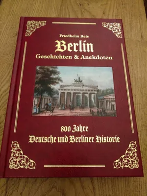 Obrázok produktu pre Berlin Geschichten & Anekdoten -Exzellenz Ausgabe -Ledereinband mit Goldprägung-