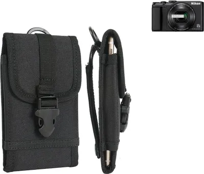 Produktbild von K-S-Trade Kameratasche Gürteltasche kompatibel mit Nikon Coolpix A900 Outdoor Gürtel Tasche für Kompaktkamera Holster Fototasche wasserabweisend