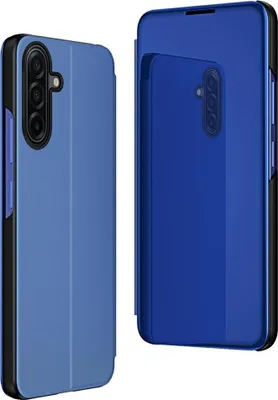 Image de Étui pour Samsung Galaxy A17/A26 - Coque à rabat Phonesta Smart View Mirror - Bleu