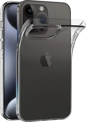 Produktbild von Ultra Dünn Hülle für iPhone 15 Pro Max Transparent Soft TPU Case Schutzhülle