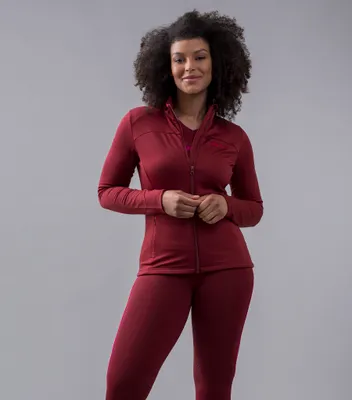 Produktbild von Kingsland olyvia dünne Funktionsjacke Fleecejacke für Damen New KL Burgundy Sommer 2022, Größe:XL